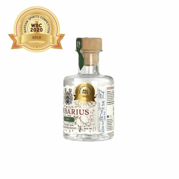 Alternative view of Gin Destylowany Herbarius Dry 200ml
